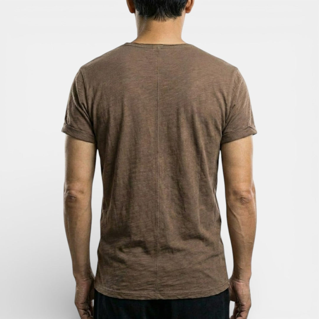 Michael Sydney men's ultra-soft basic t-shirt, front view