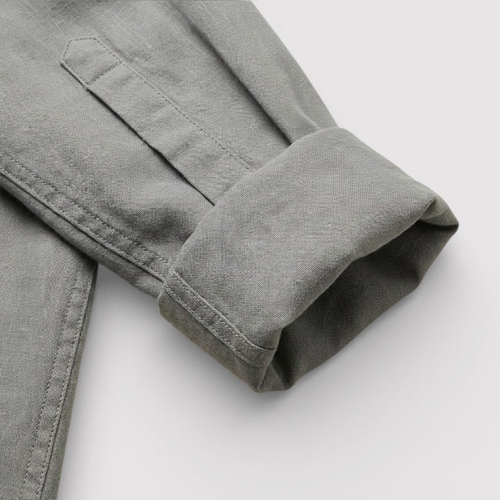 Michael Sydney men's roll-up sleeve shirt, front view
