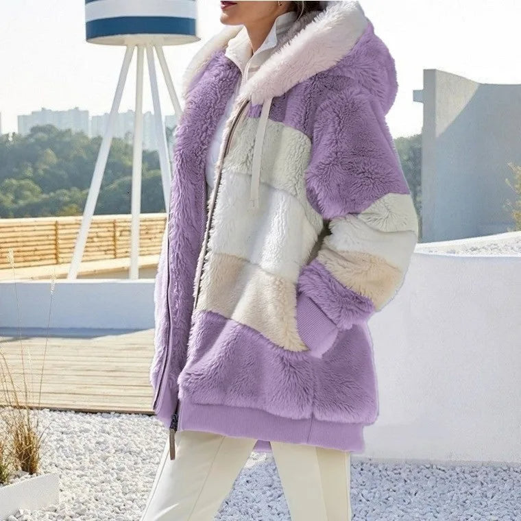 Nora™ | Colour Block Hooded Jacket