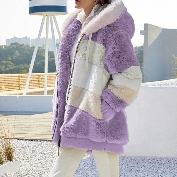 Nora™ | Colour Block Hooded Jacket