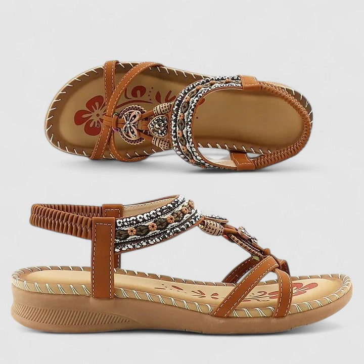 Kimberly™ | Beaded Boho Sandals