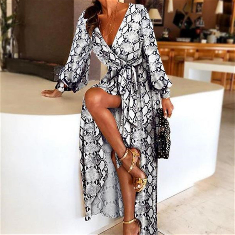 Eileen™ | Vintage Print Maxi Dress