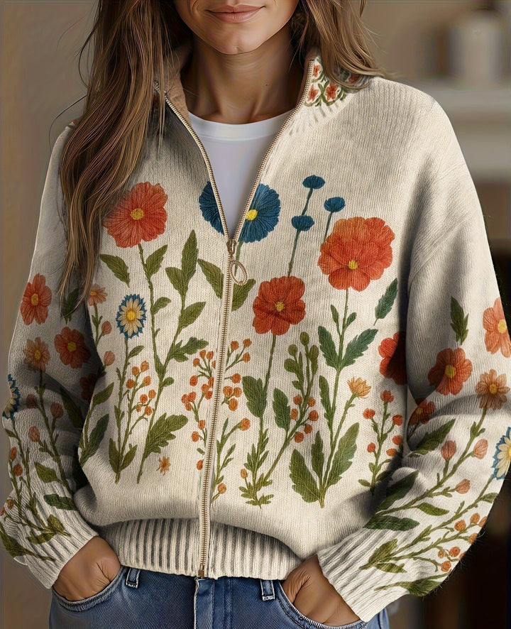 Arlene™ | Cardigan with Summer Meadow